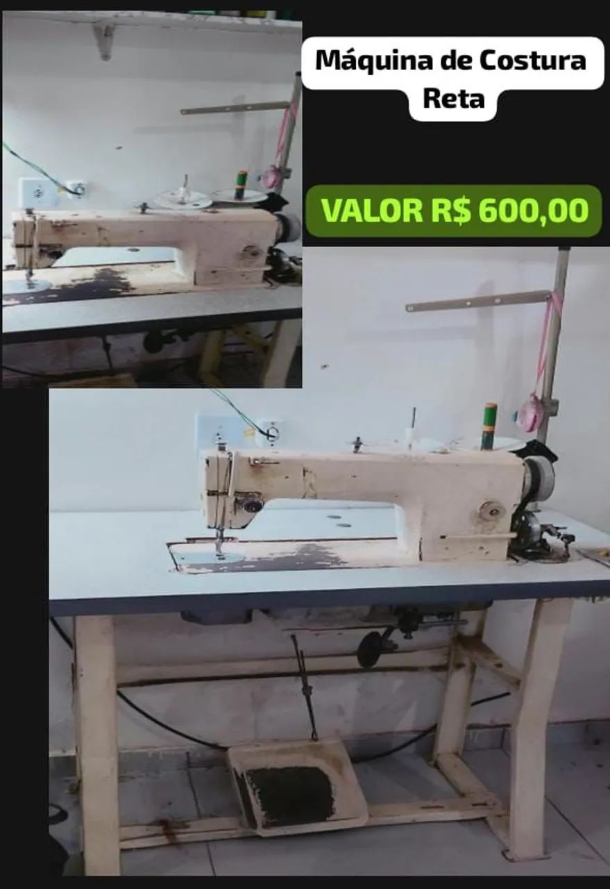 Máquina de Costura Reta 