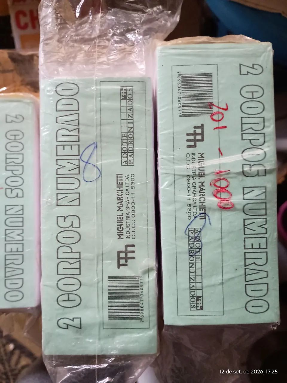 90 BC COMANDA DE MESA + 70 CORPO NUMERADO 2 E 3