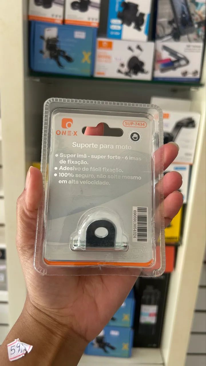 Suporte Celular Magnético Moto Imã Extra Forte - Foto 2