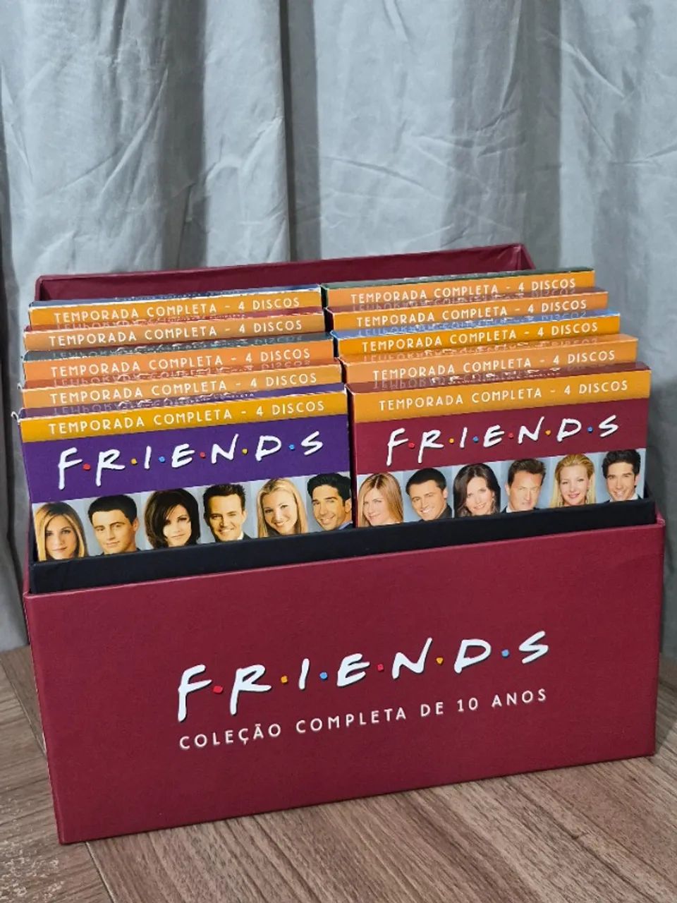 Box DVD - Friends (Série Completa, Todas temporadas, 40 DVDs