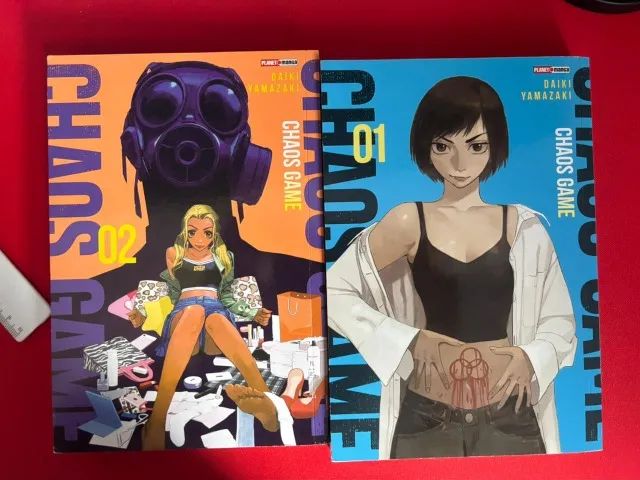 Mangá Chaos Game Volume 1 e 2 usado