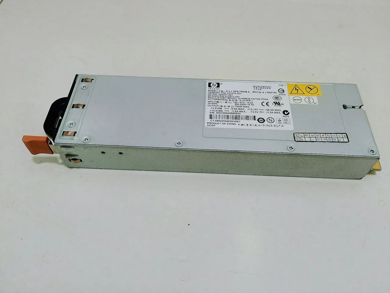 Fonte Servidor HP 700W 12V 56A