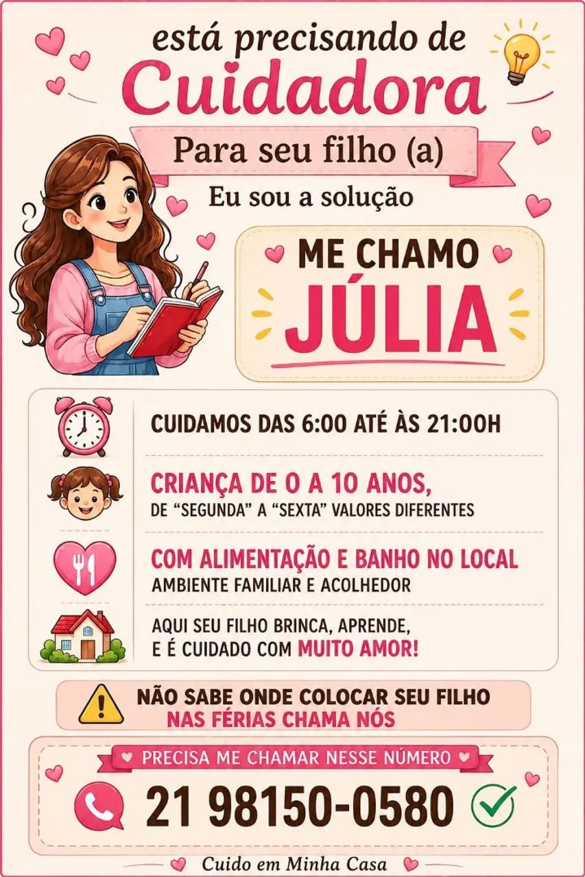 Cuidadora de criança 