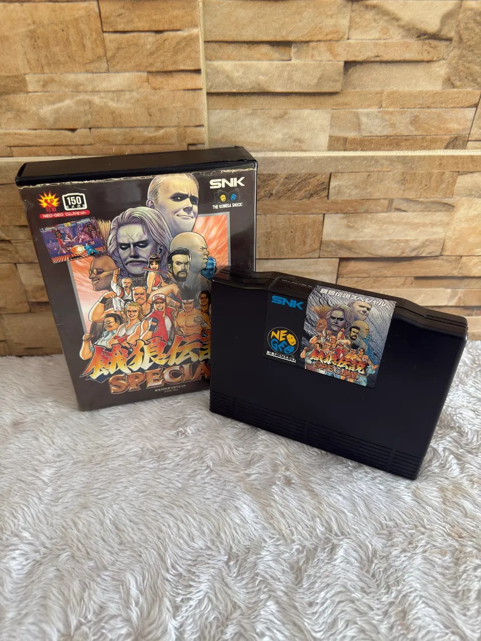 Lote com 2 Jogos Neo Geo AES - Raridade de Coleção ( faço envio ) - Foto 2