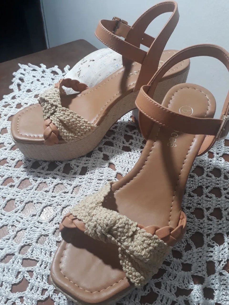 Sandália Bebecê - Marrom - Foto 2