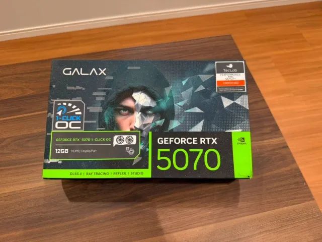 Placa de Vídeo RTX 5070 GALAX - Caixa Aberta