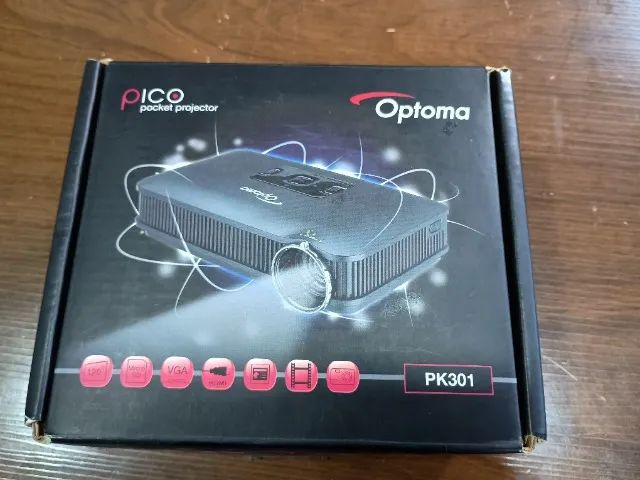 Optoma Pico PK301, um mini projetor portátil de bolso (para reparo) NO ESTADO - Foto 3