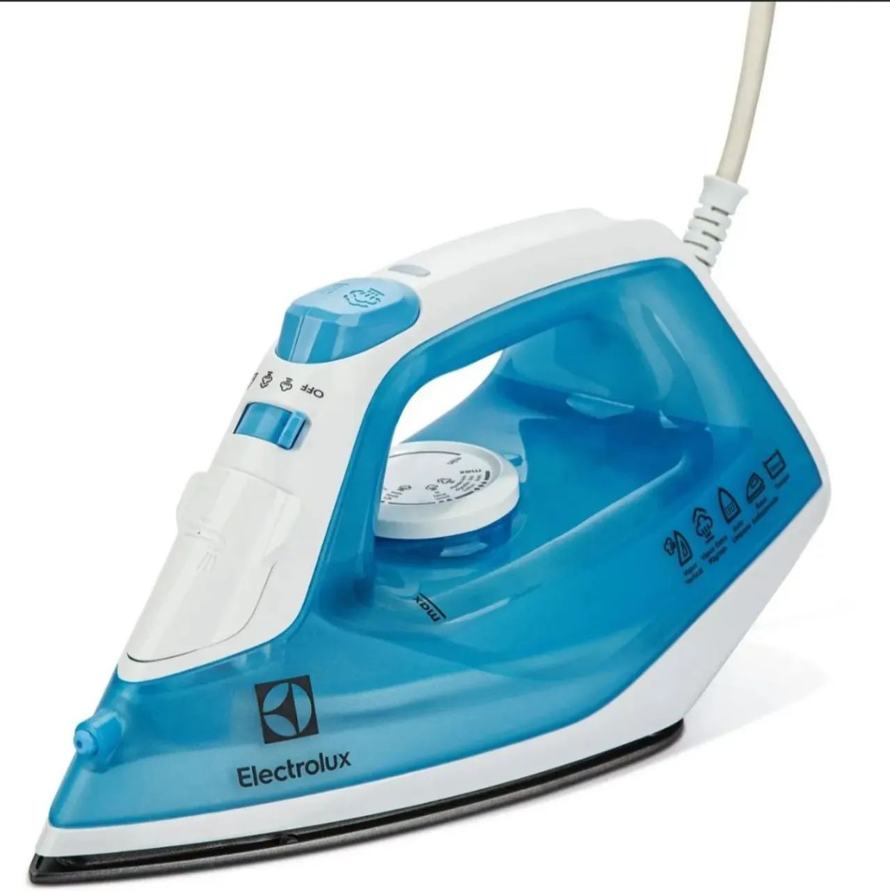 Ferro de Passar a Vapor e a Seco Electro NOVOlux - Easyline SIE60 Azul