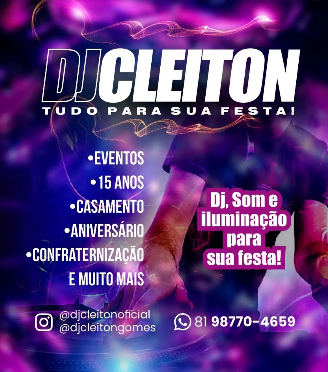 Dj som e iluminação para sua festa  - Foto 4