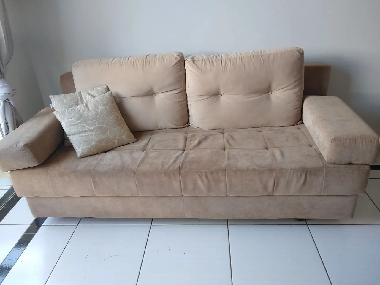 Vendo sofá cama Novo, pouco tempo de uso. - Foto 3