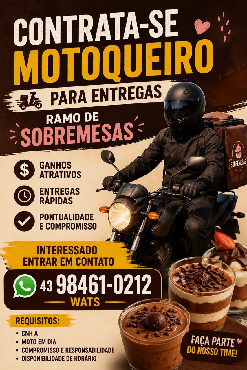 Entregador de alimentos 