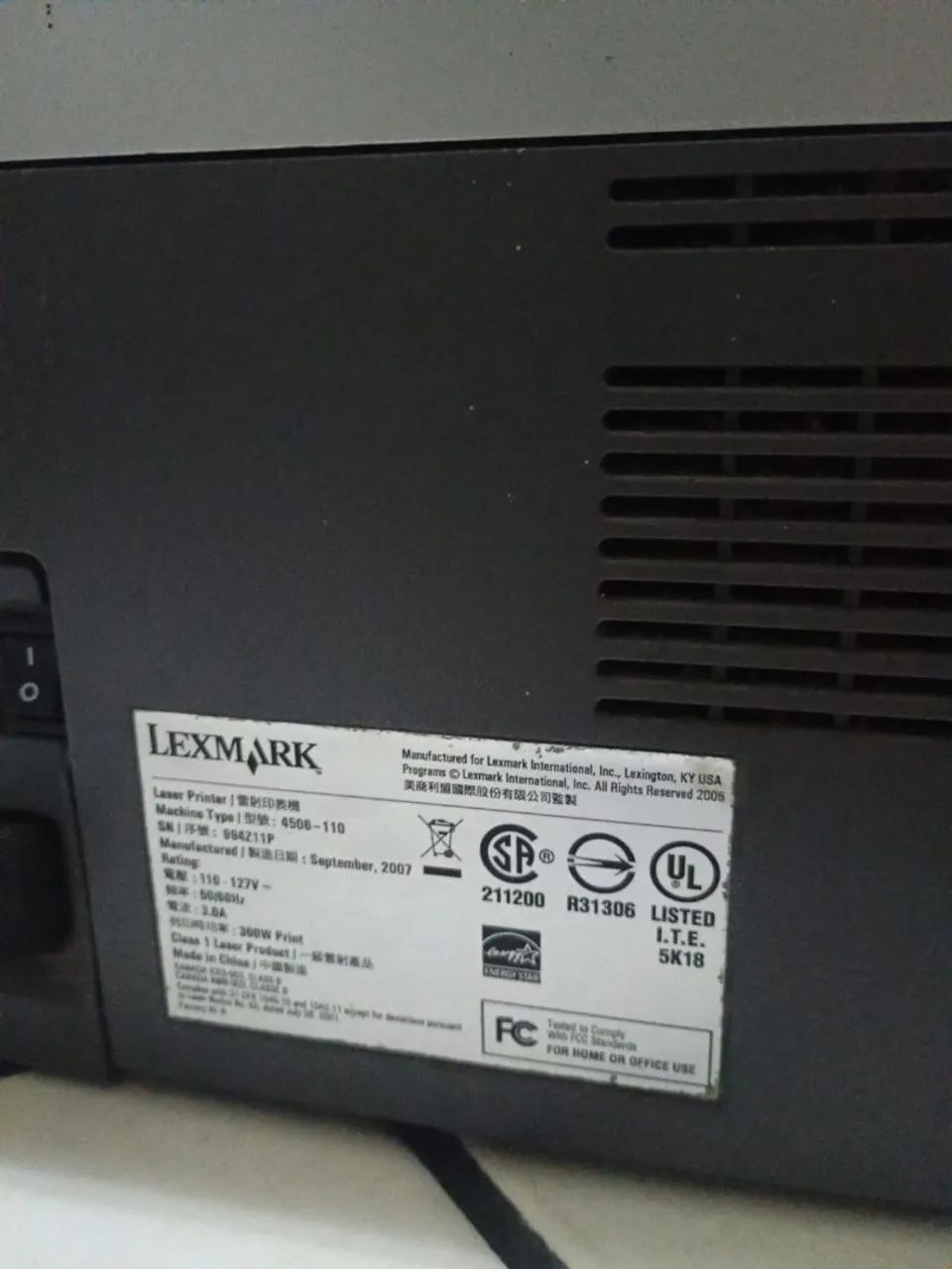 Lexmark E120 (Laser Monocromática - Foto 3
