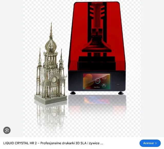 Impressora 3D Alta precisão- PhotoCentriC3D - Cristal Líquido HR2 - Foto 2