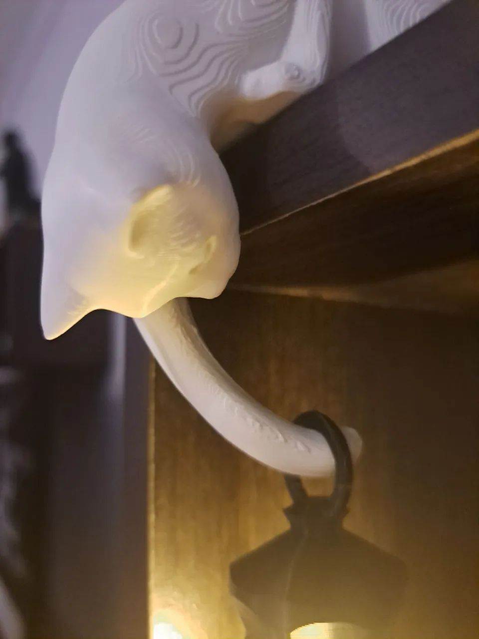 Gancho de prateleira de Gato com Lanterna  - Foto 3