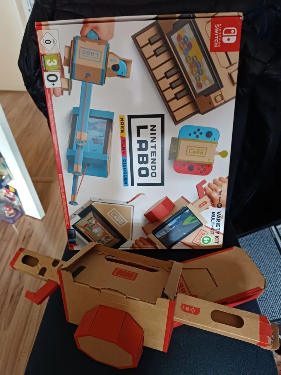 Nintendo Labo c/ todos acessórios e jogo - Foto 5