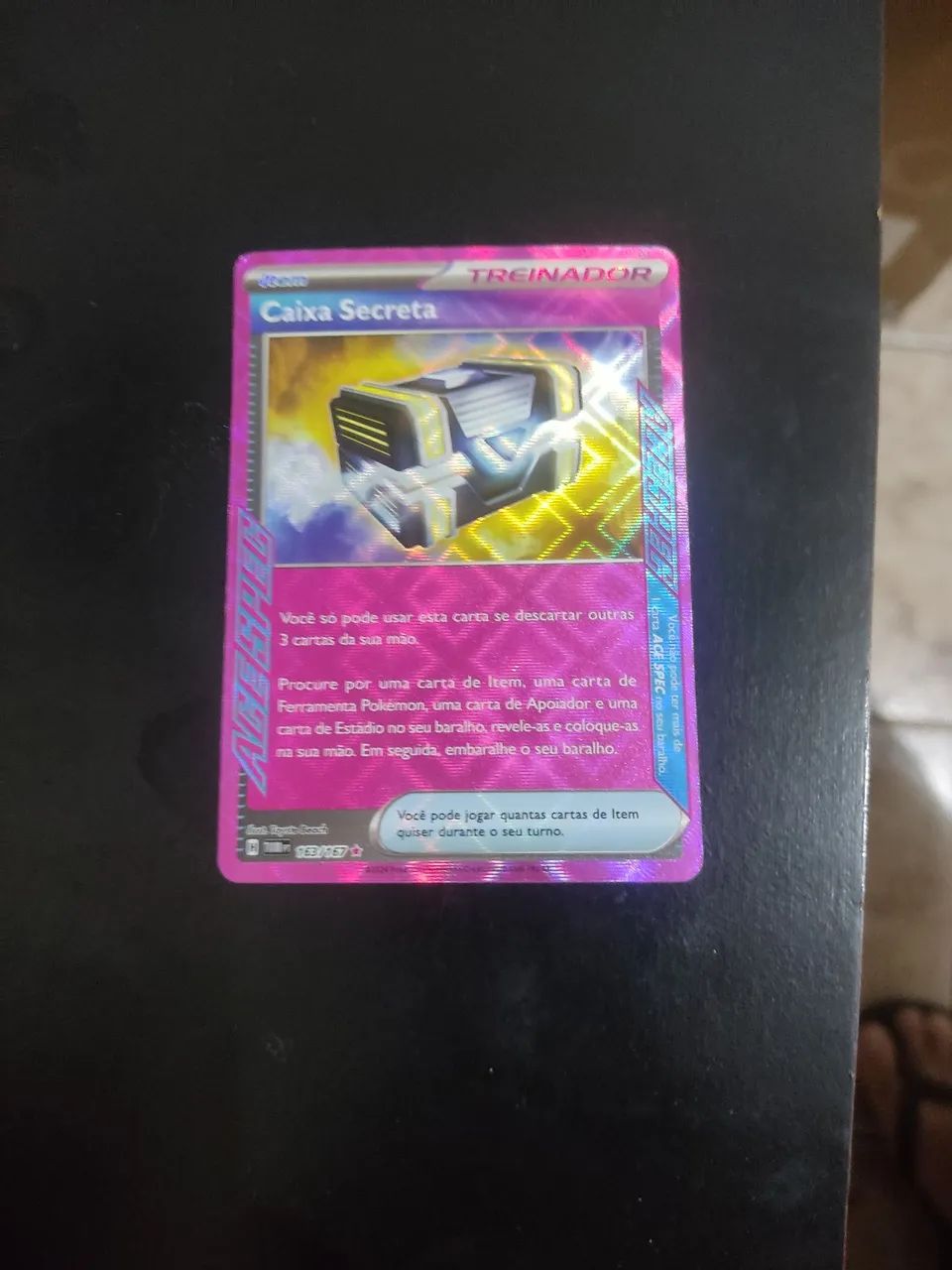Caixa secreta pokémon tcg