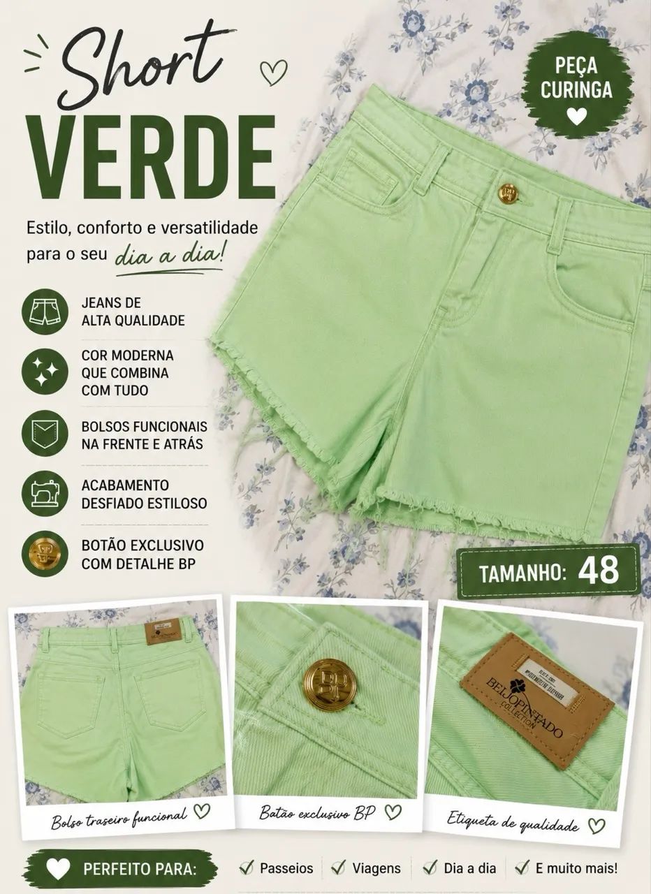 Short Jeans Color