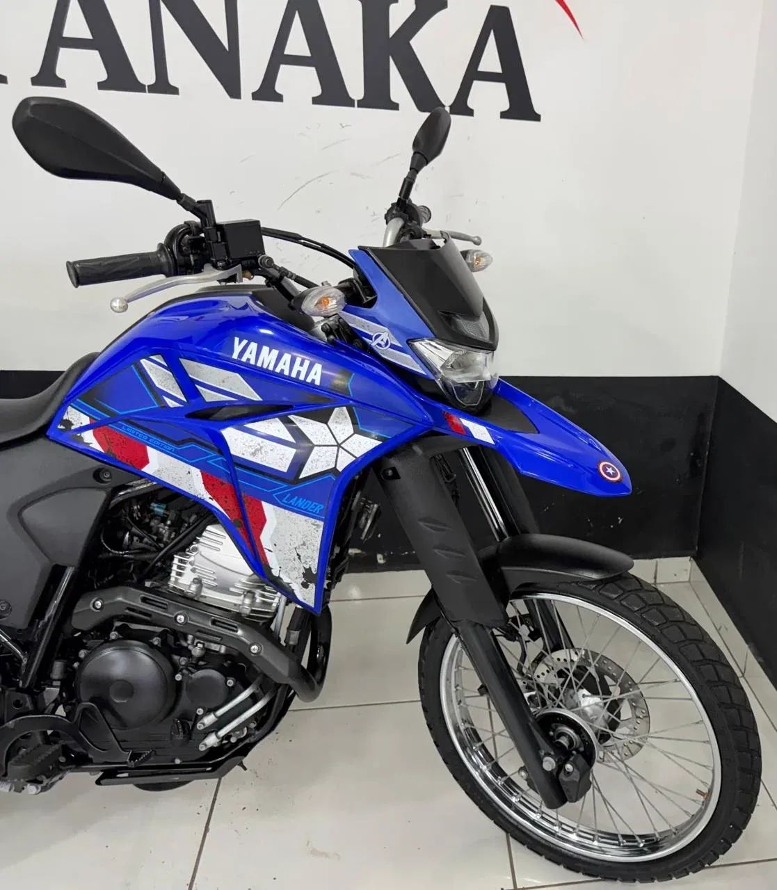 Yamaha 250 Lander Capitão América Flex ABS 2022 - 1493680562 | OLX