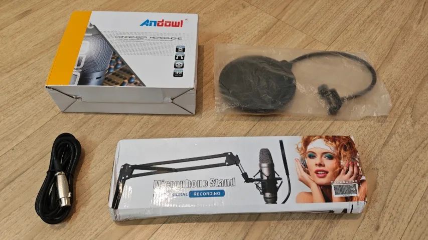 Microfone Condensador BM-800 Completo + Braço + Pop Filter - Foto 3