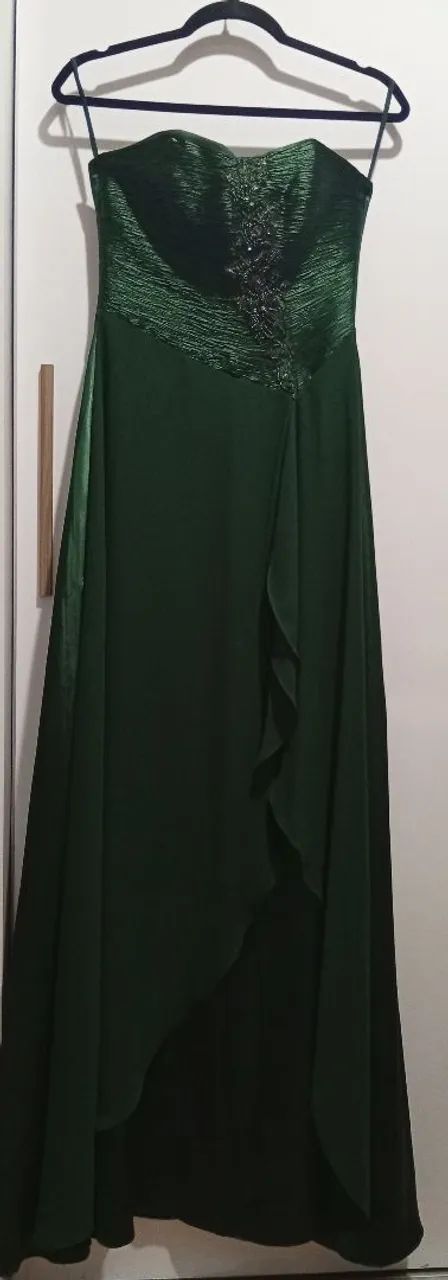 Vestido de festa longo tomara que caia tamanho PP - Foto 3