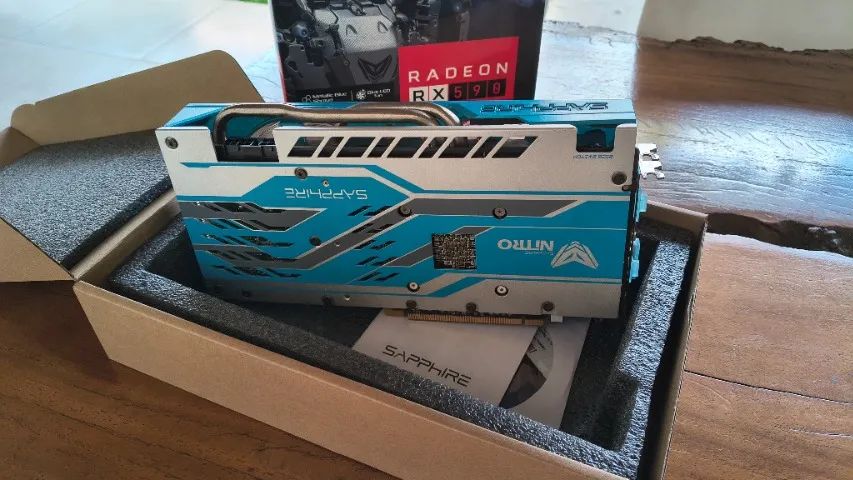 RX 590 8GB DDR5 SPECIAL EDITION BLUE - Foto 3