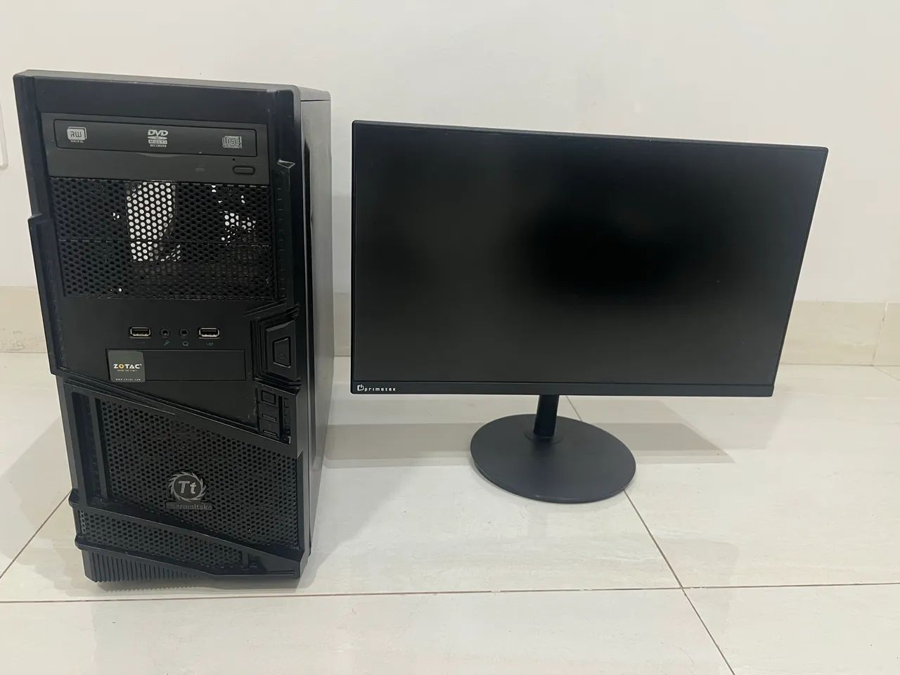 PC gamer I7, 8GB de ram, placa GTX1060-6GB - SSD 480GB + 320HD