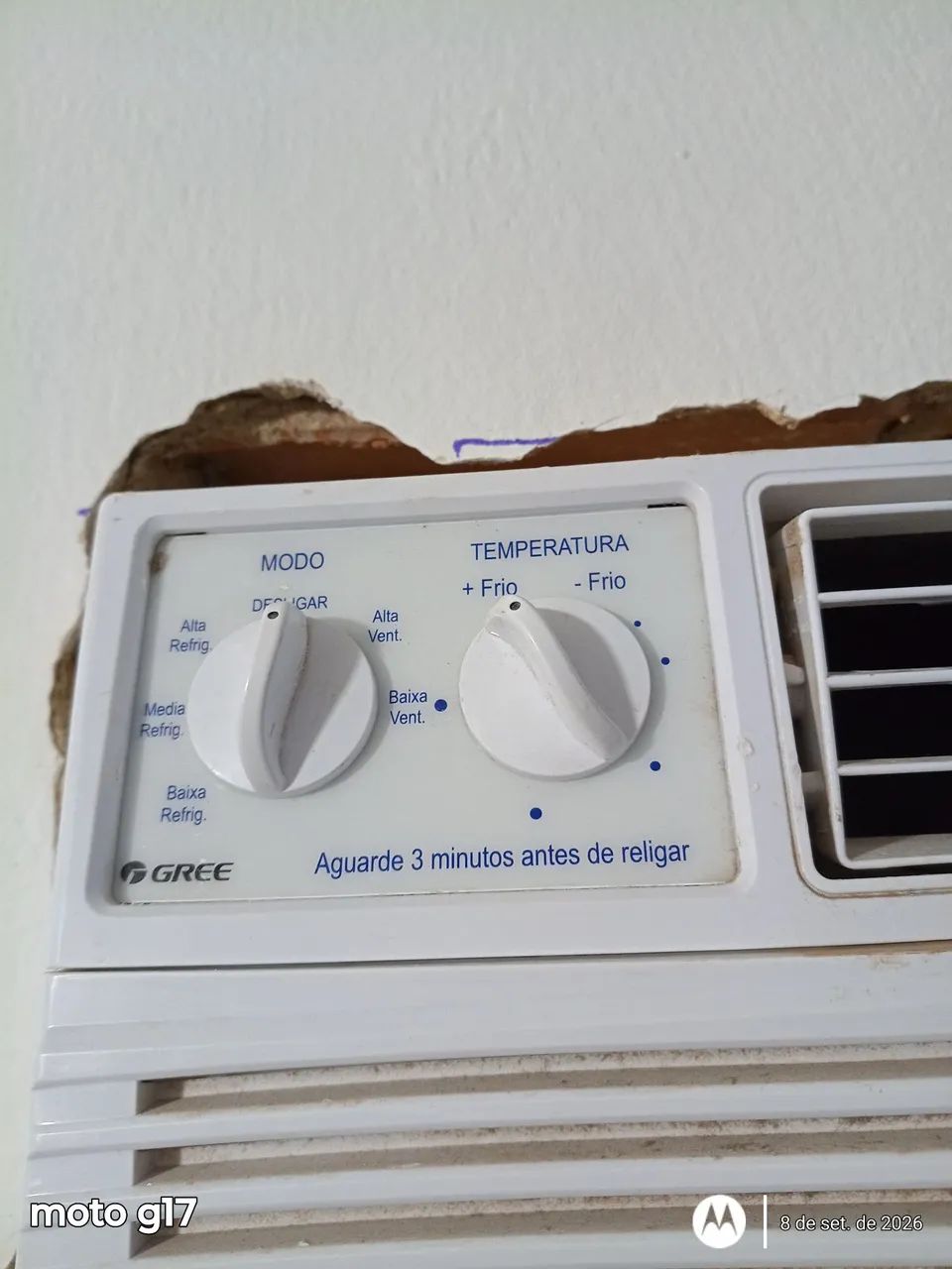 Vem do ar condicionado 