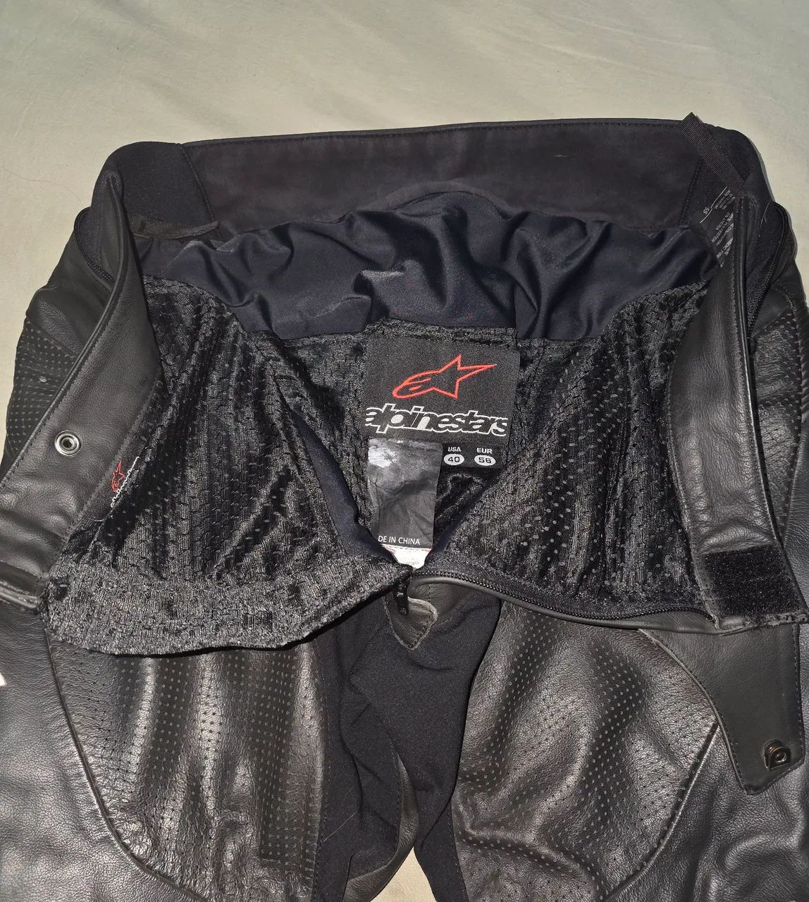 Calça de Couro masculina  Track Alpinestars 