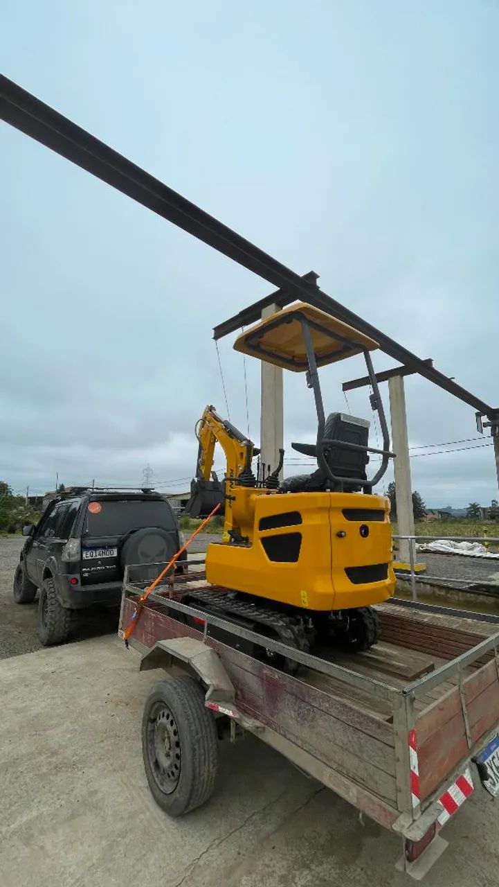Mini Escavadeira 1 Tonelada | Financiamento Próprio | Nova 2025| Entrega Brasil - Foto 6