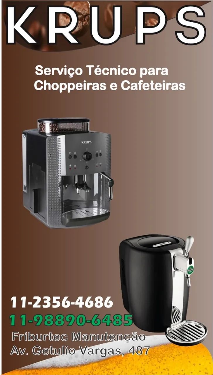 Conserto de Choppeira e Cafeteira Krups