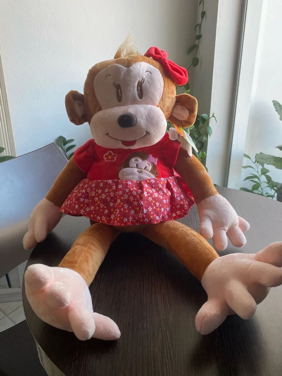 Macaco de pelúcia 
