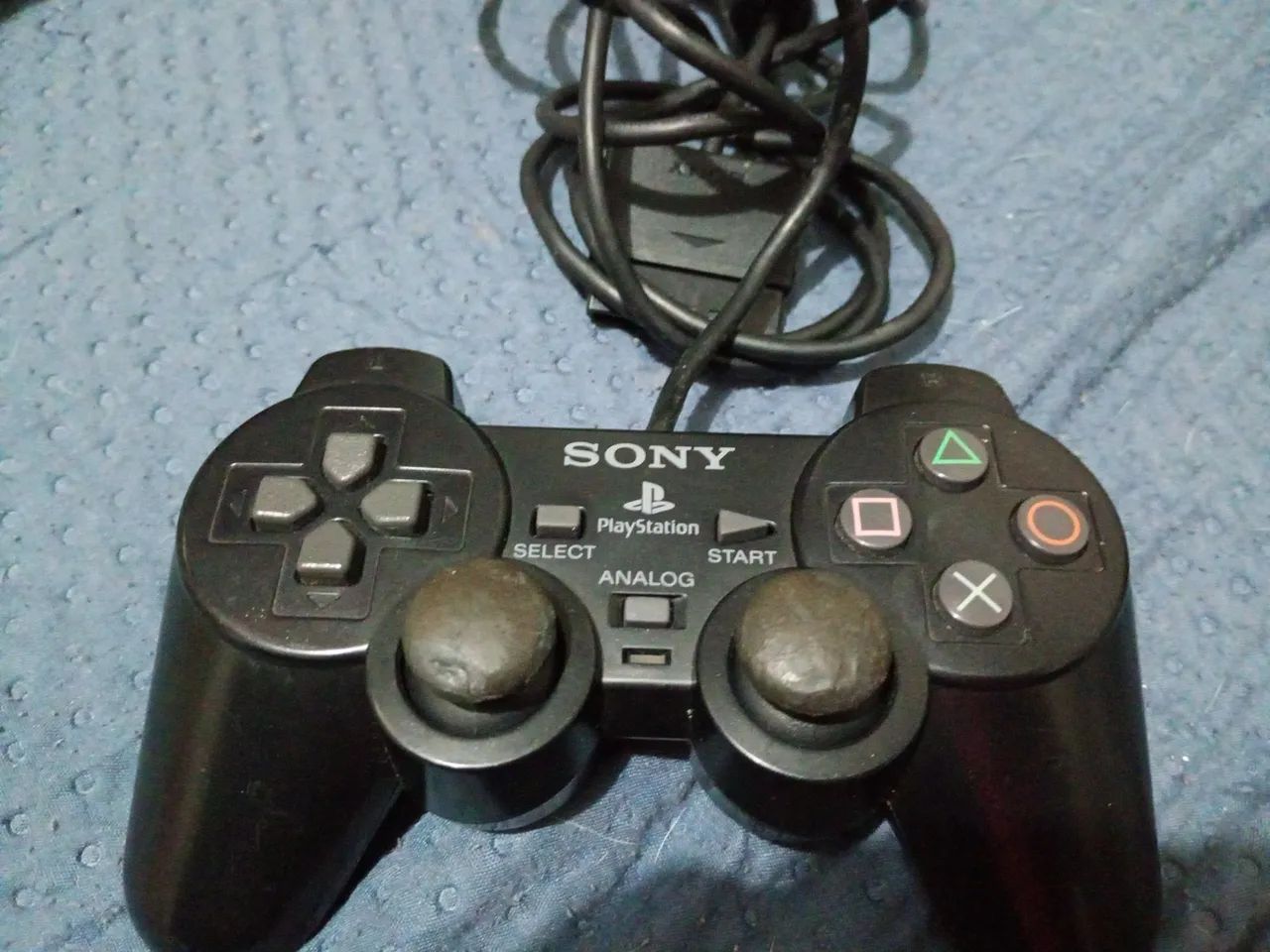 PS2 slim desbloqueado com controle original. - Foto 5
