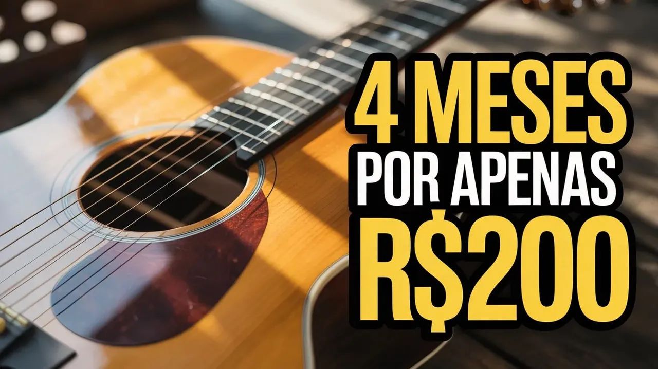 Aulas Violão/Guitarra: 4 MESES por $200 - Foto 2