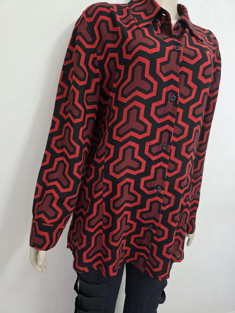 Camisa geométrica  - Foto 4
