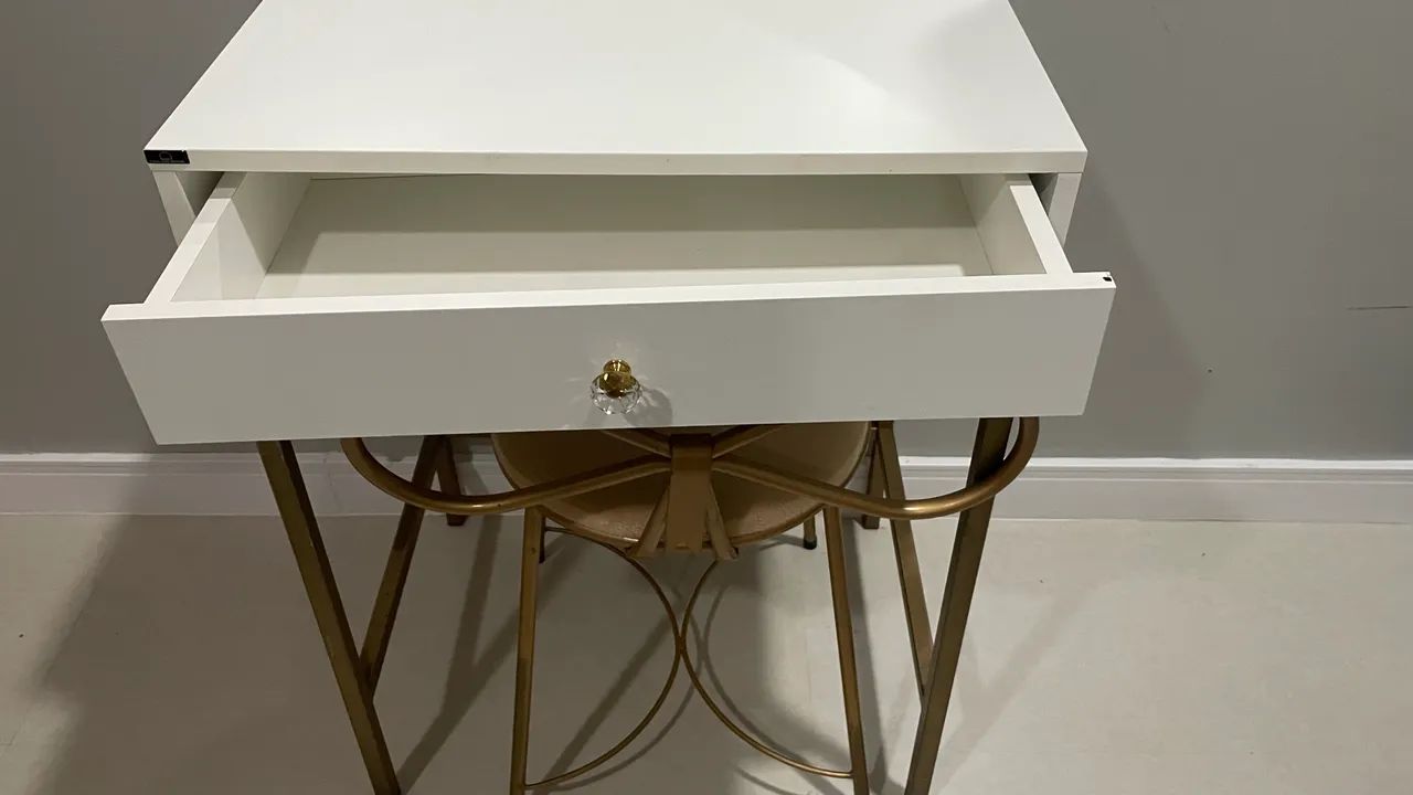 Penteadeira com banqueta de laço - Foto 2
