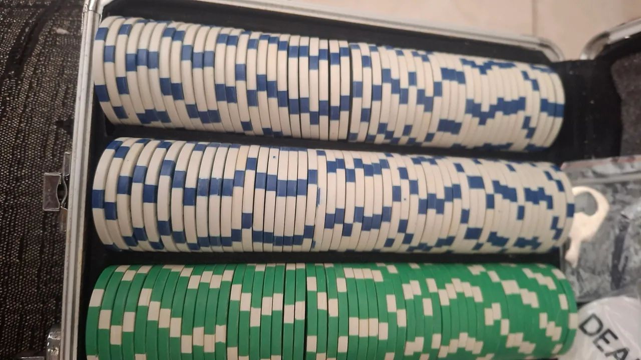 Maleta 300 fichas Poker - Foto 2