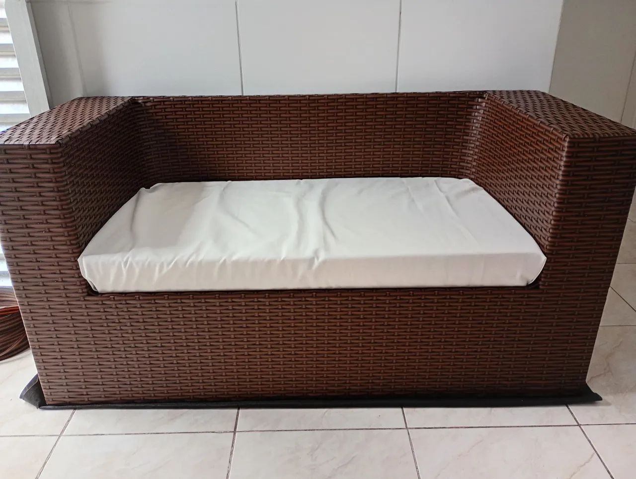 Sofá Pronta entrega 130 cm braço 15 cm Oferta  - Foto 4