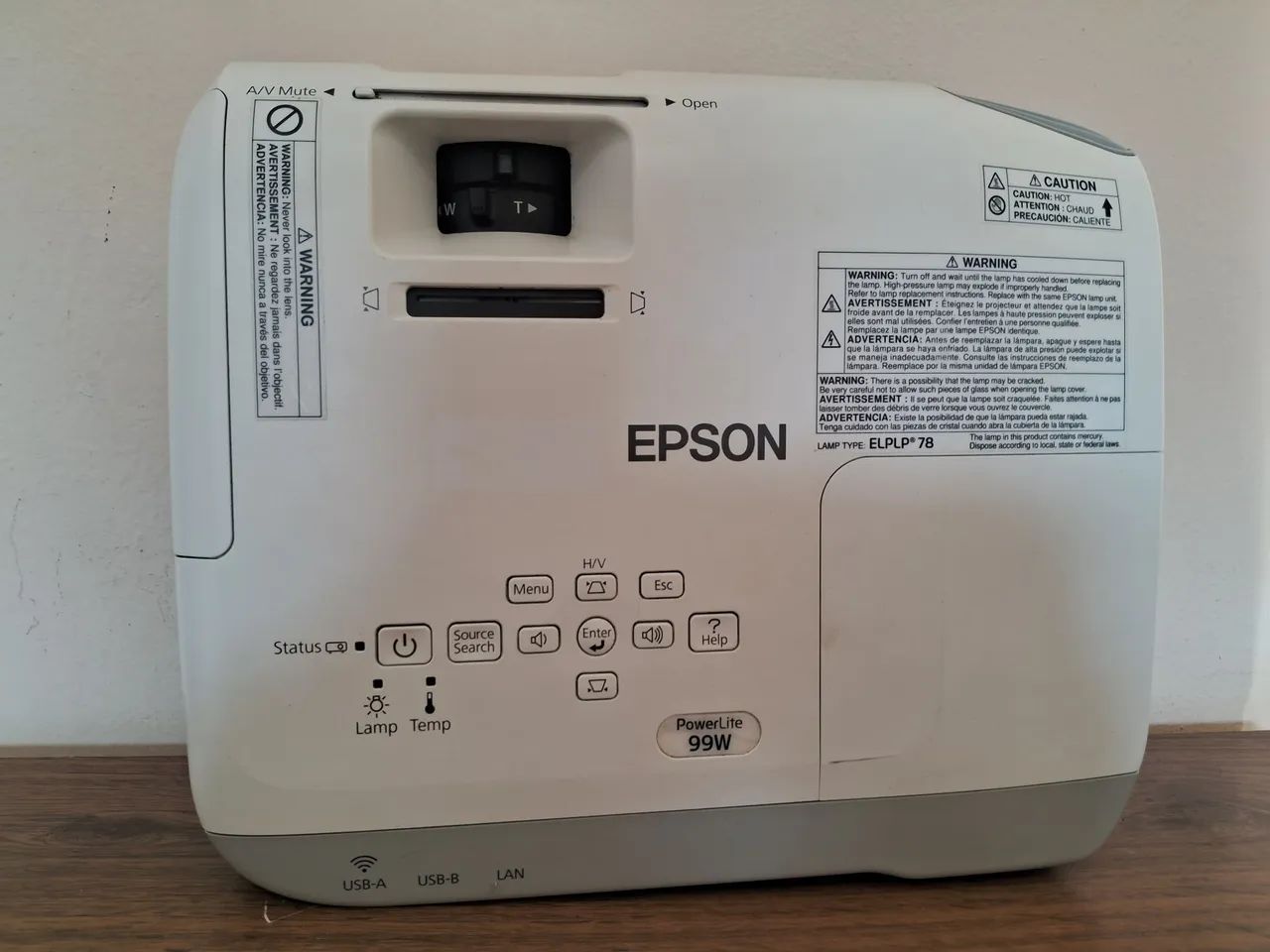 Projetor  Epson  99W  - Foto 4