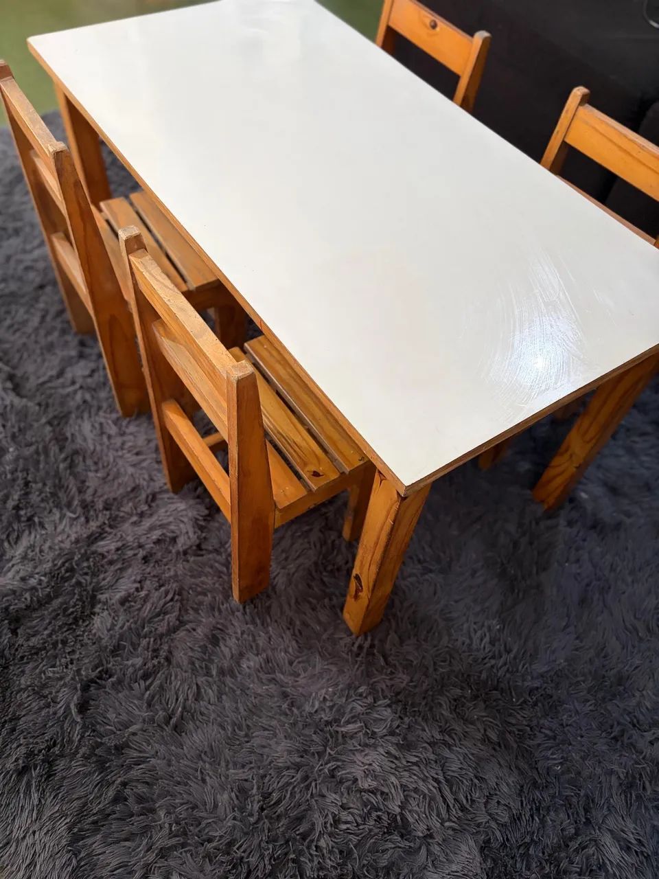 Mesa infantil Madeira maciça  - Foto 3