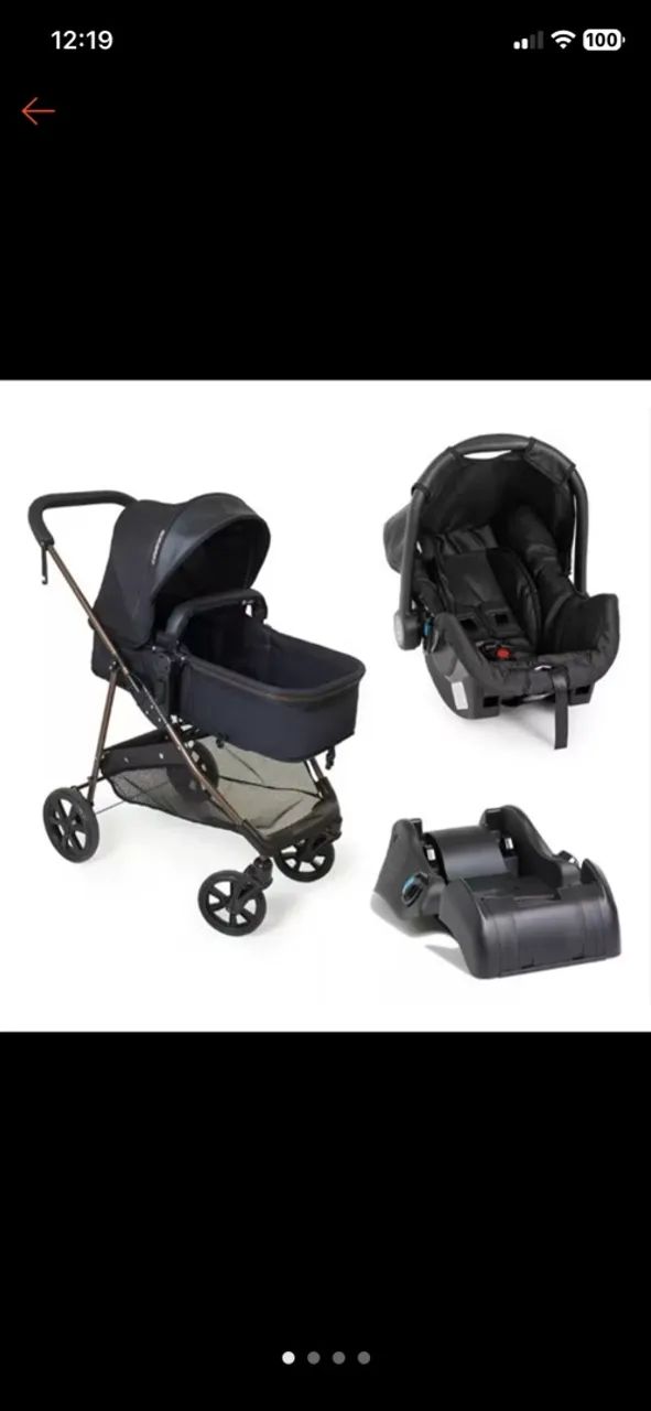 Carrinho de bebê + bebê conforto 