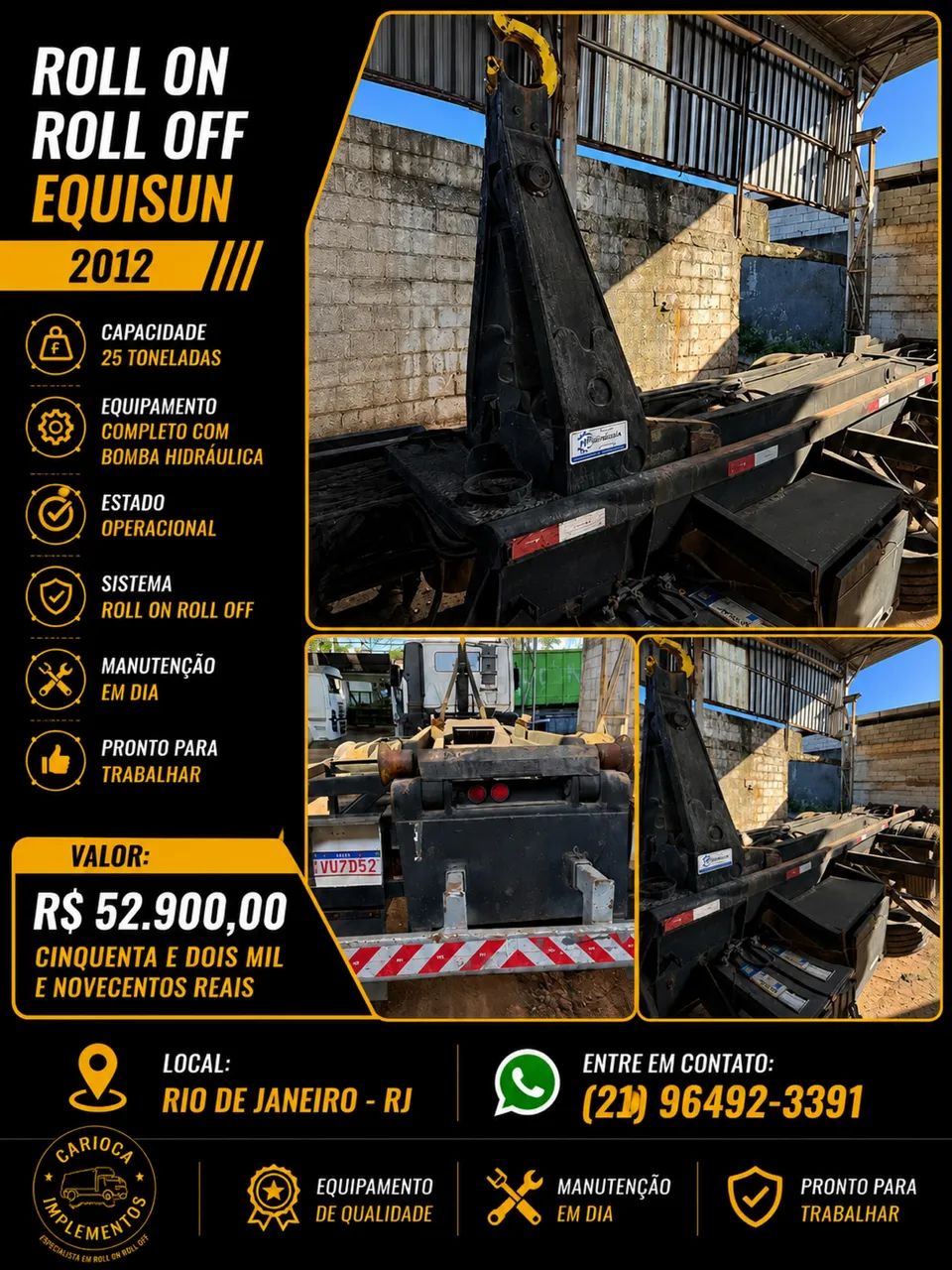 roll on roll off equisun 