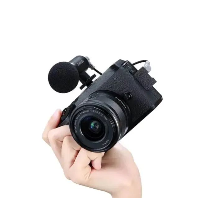 Microfone Supercardioide Sairen Nano Mic Para Câmeras e Dispositivos Móveis - Foto 5