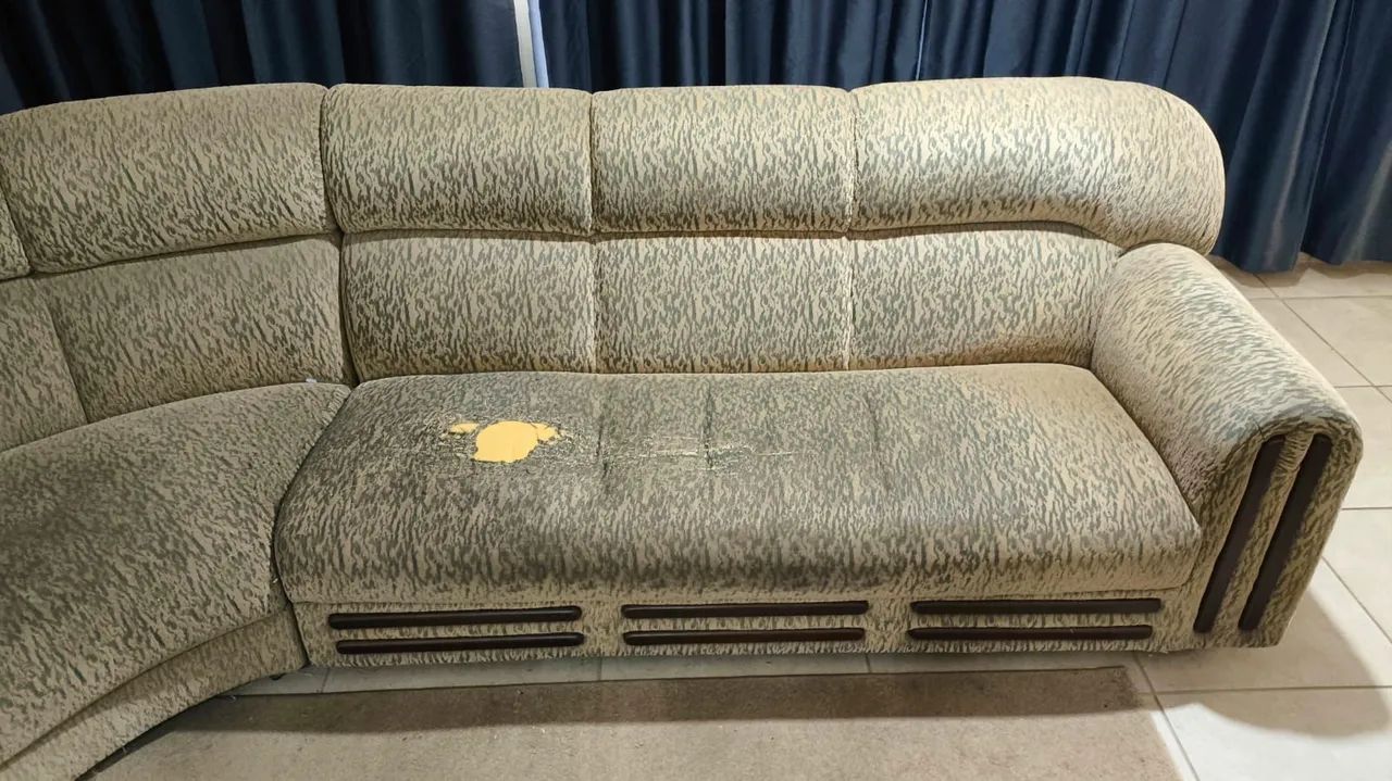 Conjunto de Sofás: Sofá de Canto Grande + Sofá 2 Lugares (Ideal para Sala Ampla / Reforma) - Foto 3