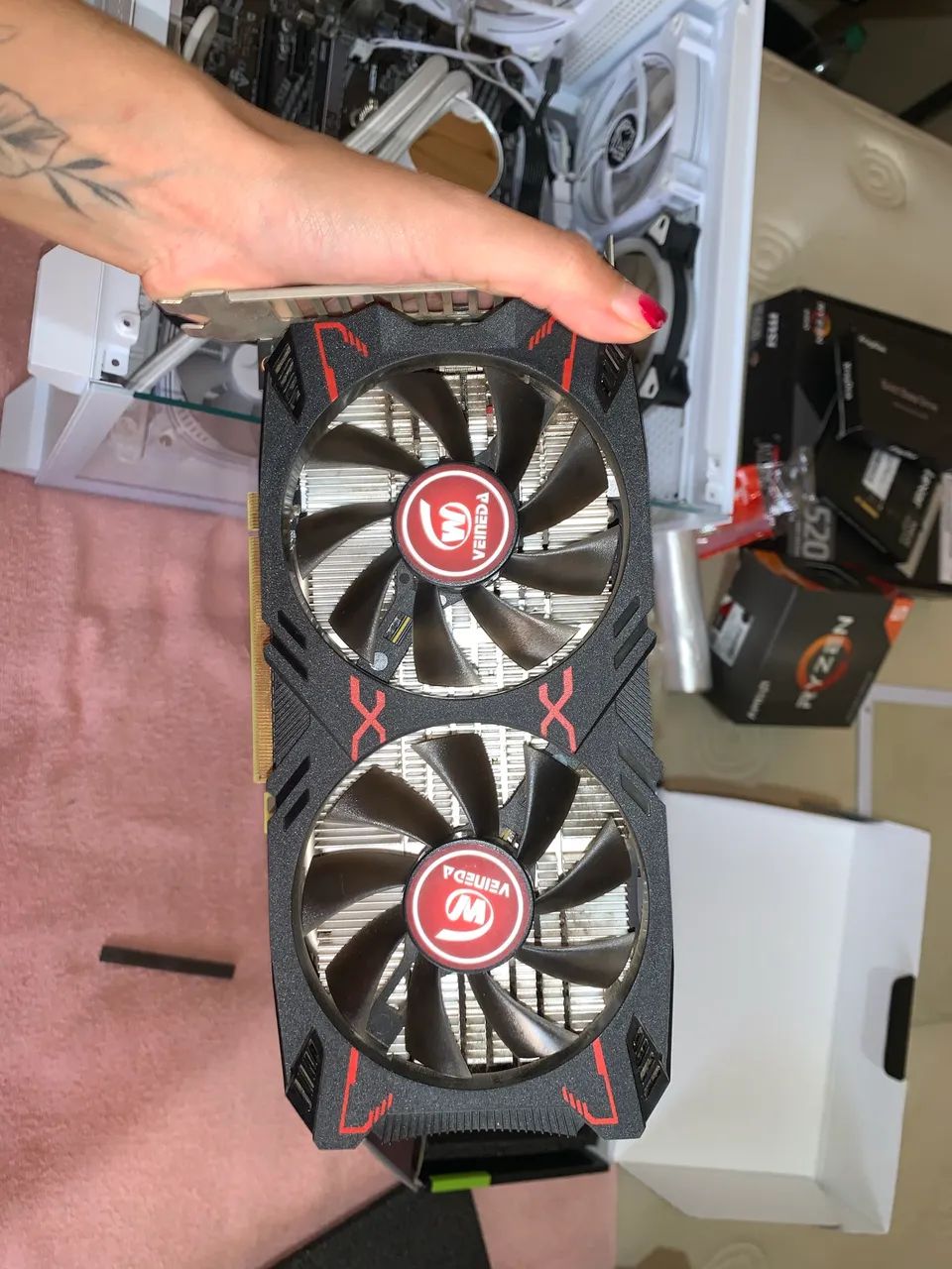 Placa de vídeo Rx 5500 xt  - Foto 3