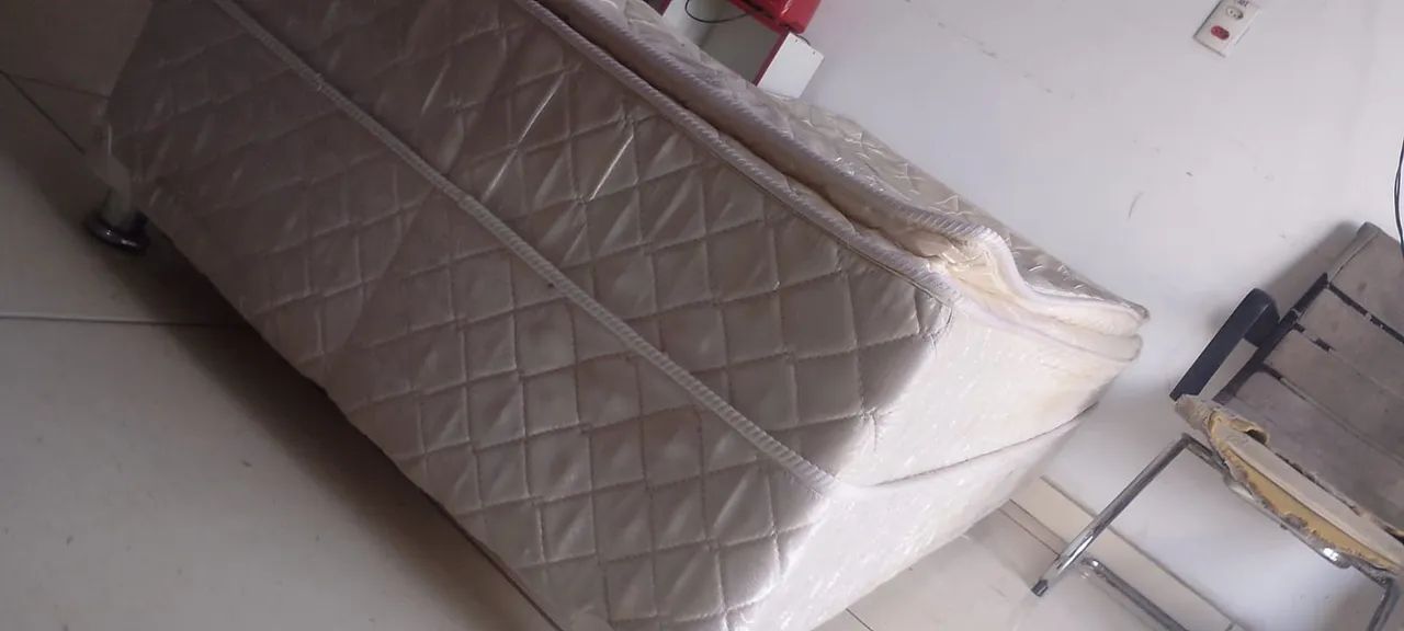 Cama Box Solteiro Pelmex - Semi Nova Espuma (FRETE GRÁTIS) - Foto 2