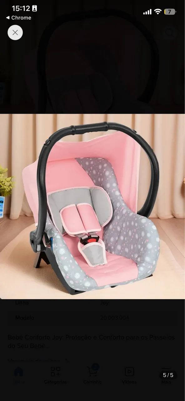 Bebe conforto semi novo - Foto 2
