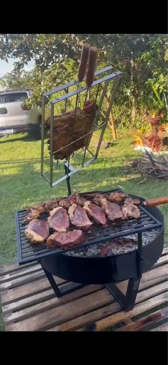 Churrasqueira, fogo de chão, lareira, costelão, costela - Foto 5