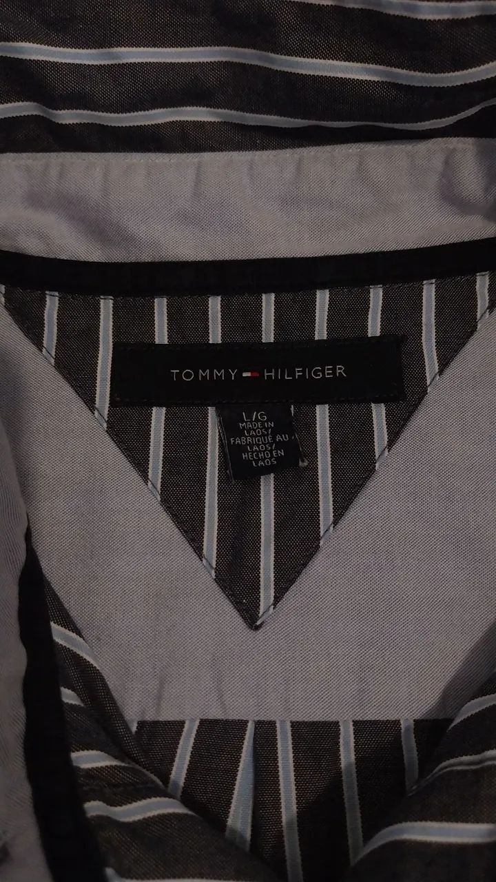 Camisa masculina Tommy Hilfiger G - Foto 2