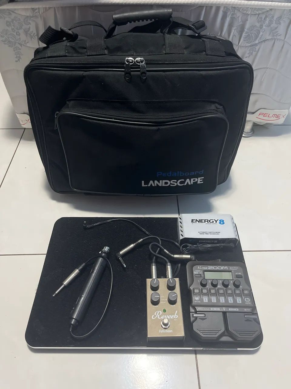 Set de pedais e bag 
