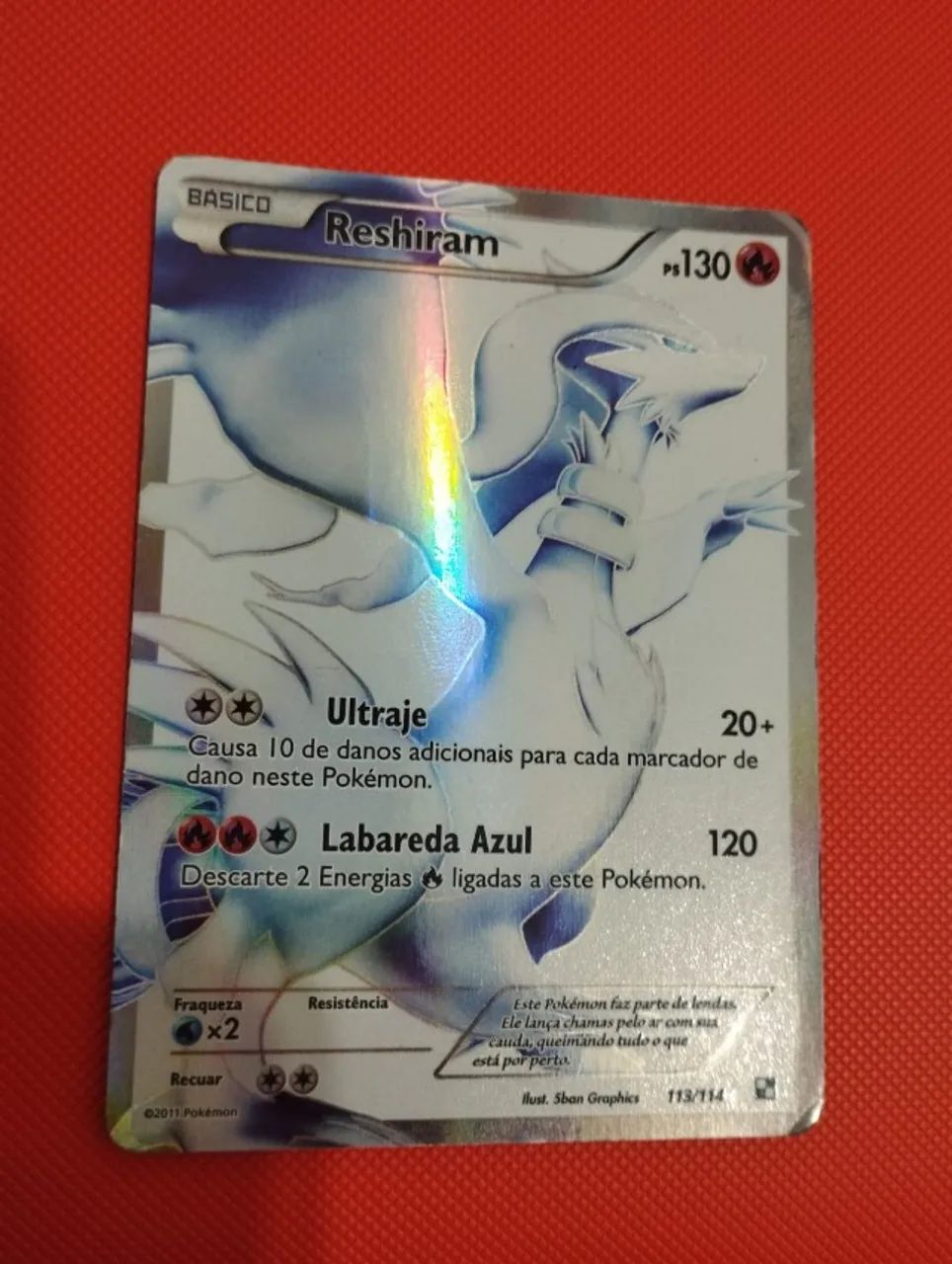 Reshiram 113/114 - Full Art HOLO - Foto 2